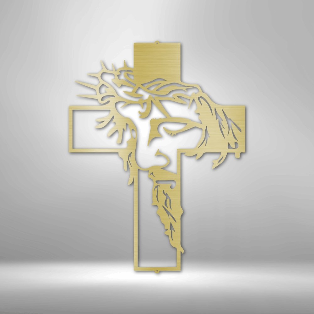 Christ Cross - Steel SignCustomly Gifts