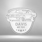 Classic Mustang Shop Personalized Name Text Steel SignCustomly Gifts