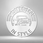 Classic Pickup Truck Personalized Names Text Steel SignCustomly Gifts