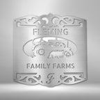 Classic Tractor Personalized Name Text Steel SignCustomly Gifts