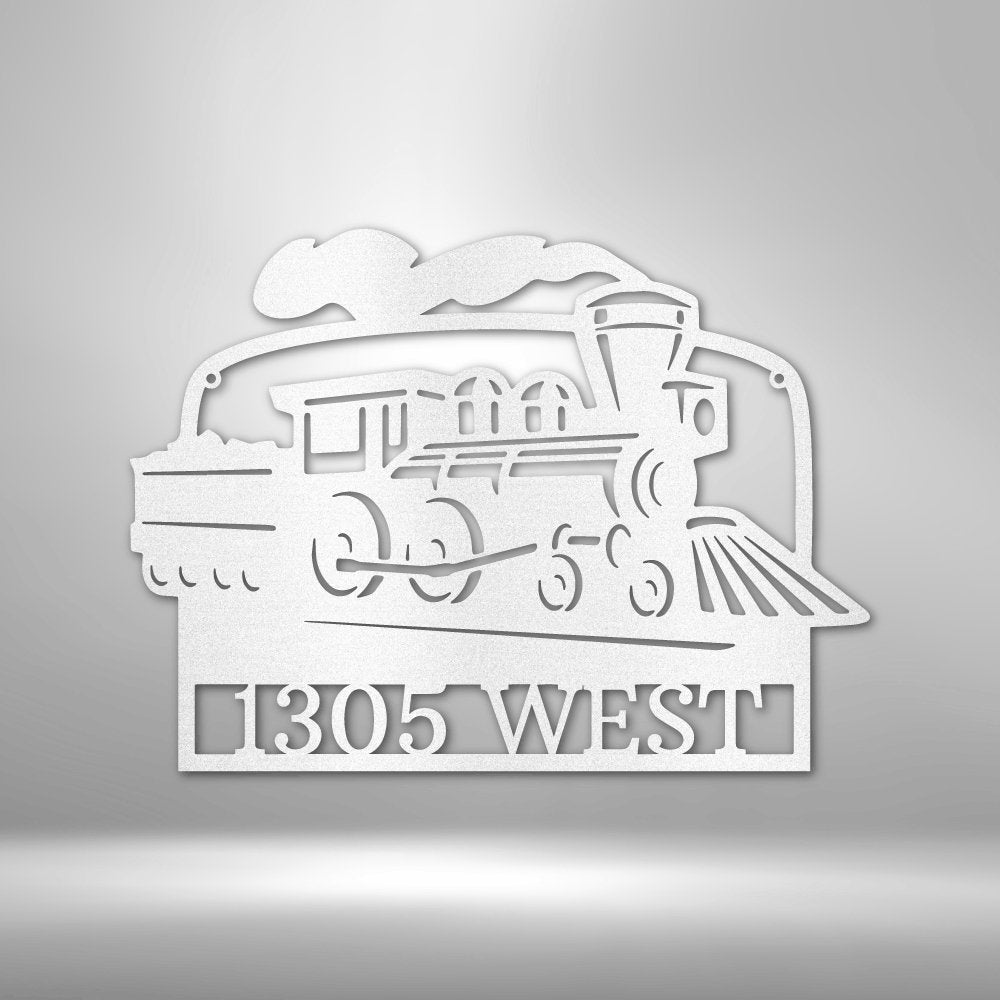 Coal Train Personalized Steel SignCustomly Gifts