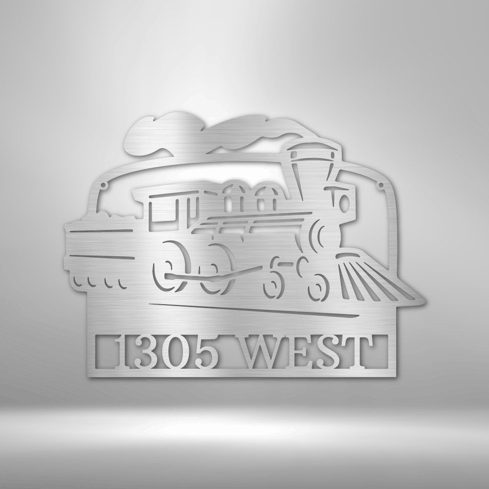 Coal Train Personalized Steel SignCustomly Gifts