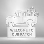 Country Truck Personalized Text Steel SignCustomly Gifts