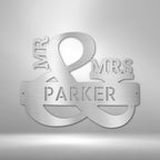 Couples Personalized - Steel SignCustomly Gifts