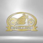 Cruiser Bike 2 Personalized Steel Metal Sign Wall ArtCustomly Gifts