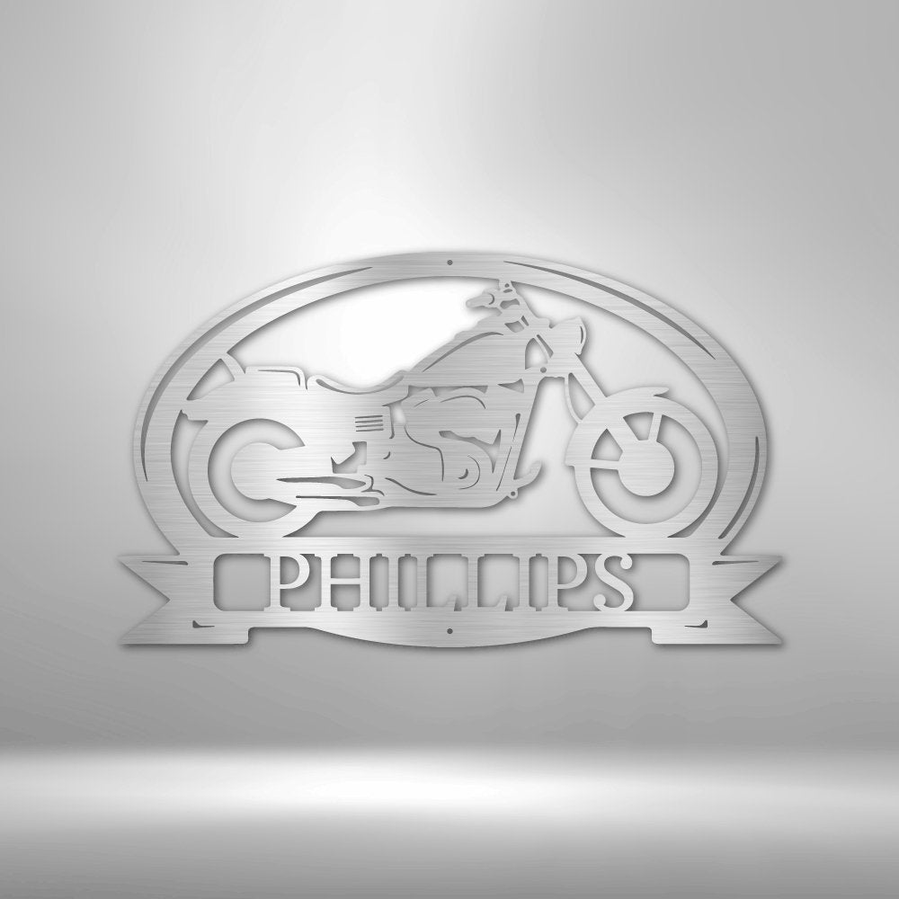 Cruiser Bike 2 Personalized Steel Metal Sign Wall ArtCustomly Gifts