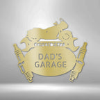 Cruiser Mechanic Personalized Name Text Steel SignCustomly Gifts
