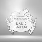 Cruiser Mechanic Personalized Name Text Steel SignCustomly Gifts