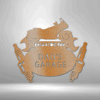 Cruiser Mechanic Personalized Name Text Steel SignCustomly Gifts