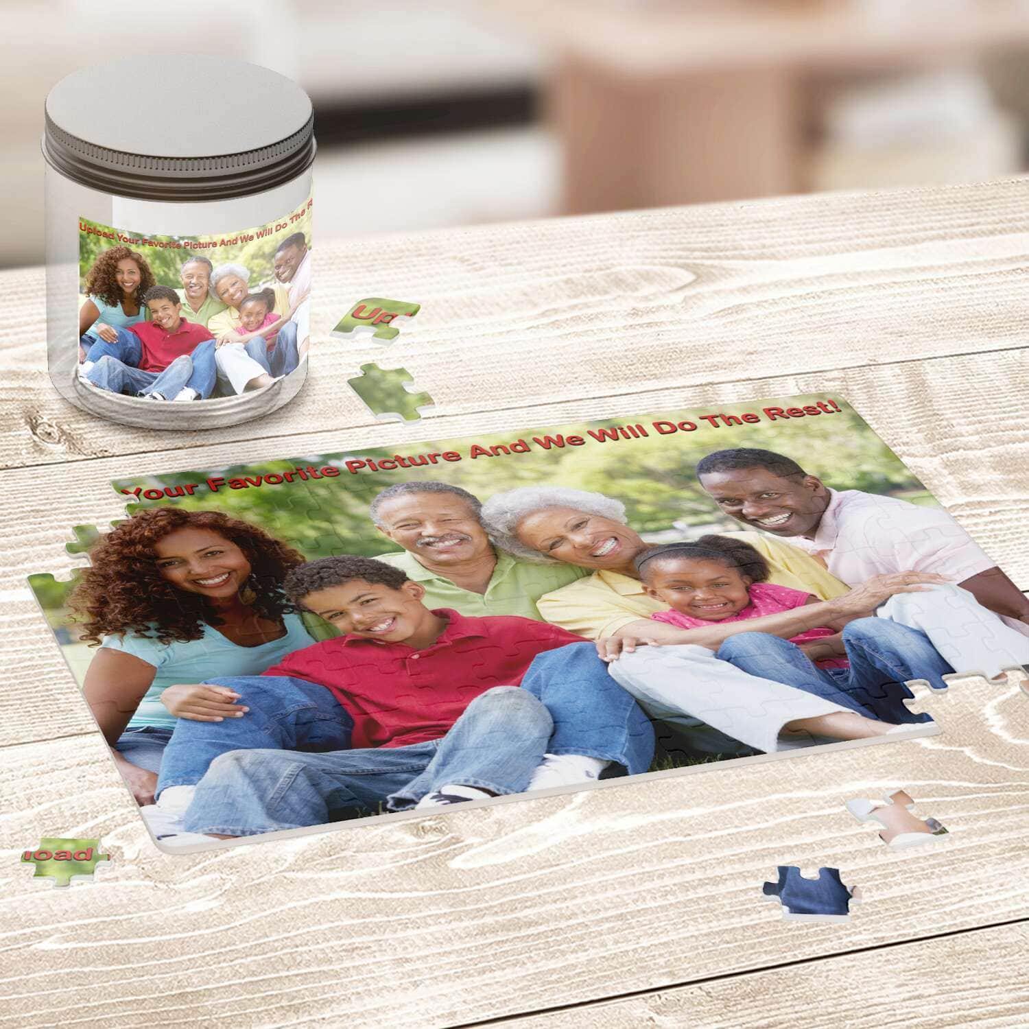 Custom and Personalized Premium 252 Piece Jigsaw PuzzleCustomly Gifts