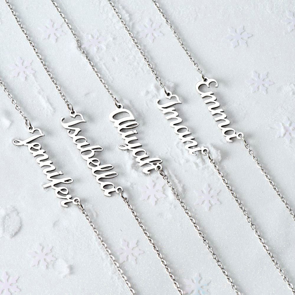 Custom Name Necklace (No Message Card)Customly Gifts