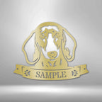 Dachshund Face Personalized Name Steel SignCustomly Gifts