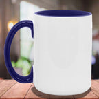 Daisies and Picture Frames Personalized Photo Coffee MugCustomly Gifts