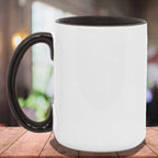 Daisies and Picture Frames Personalized Photo Coffee MugCustomly Gifts