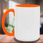 Daisies and Picture Frames Personalized Photo Coffee MugCustomly Gifts