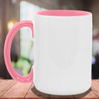 Daisies and Picture Frames Personalized Photo Coffee MugCustomly Gifts