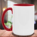 Daisies and Picture Frames Personalized Photo Coffee MugCustomly Gifts