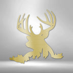 Deer Head - Steel SignCustomly Gifts