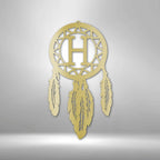 Dream Catcher Personalized Monogram Steel SignCustomly Gifts