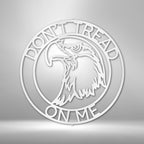 Eagle Head Ring Personalized Text Steel SignCustomly Gifts