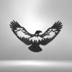 Eagle Scene Metal ArtCustomly Gifts