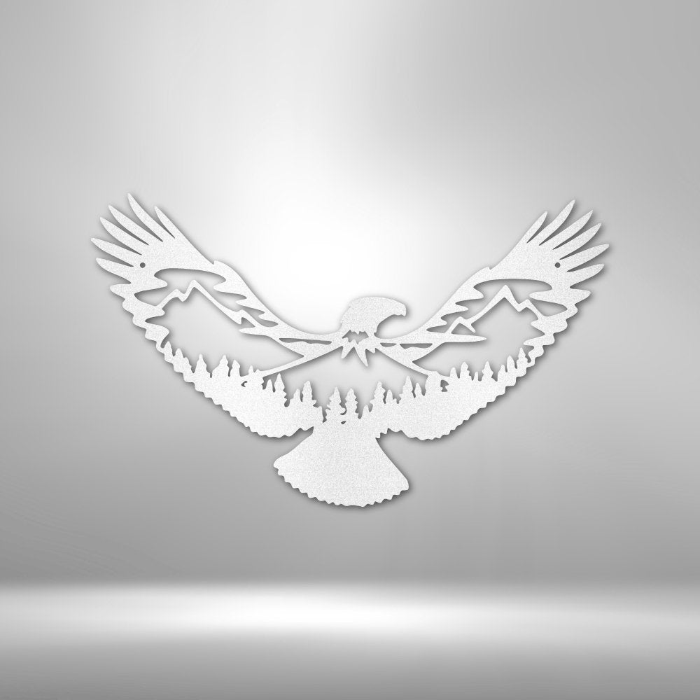 Eagle Scene Metal ArtCustomly Gifts
