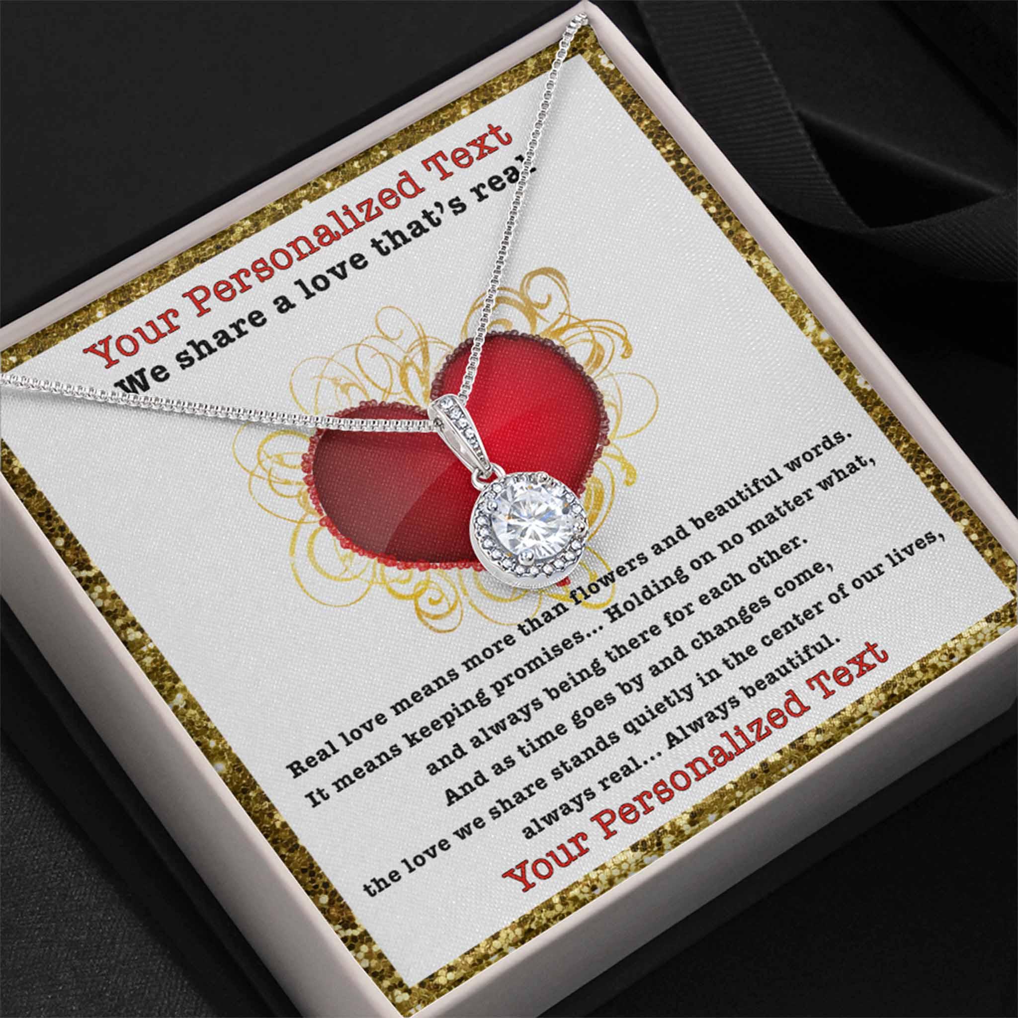 Eternal Hope Necklace We Share A Love Personalized Insert CardCustomly Gifts