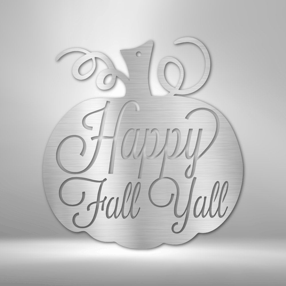 Fall Pumpkin - Steel SignCustomly Gifts