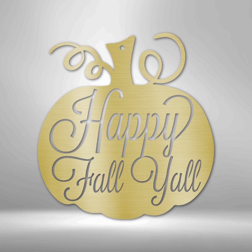 Fall Pumpkin - Steel SignCustomly Gifts