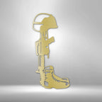 Fallen Soldier Memorial - Steel SignCustomly Gifts