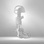 Fallen Soldier Memorial - Steel SignCustomly Gifts