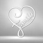 Family Love - Steel SignCustomly Gifts