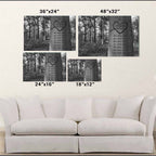Family Tree Carved Names B&W With Heart Multiple Names Personalized PosterCustomly Gifts