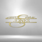 Fancy Mr And Mrs Personalized Name Steel SignCustomly Gifts