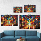 Farewell to Anger Personalized Street Signs Impressionist Style CanvasCustomly Gifts