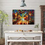 Farewell to Anger Personalized Street Signs Impressionist Style CanvasCustomly Gifts