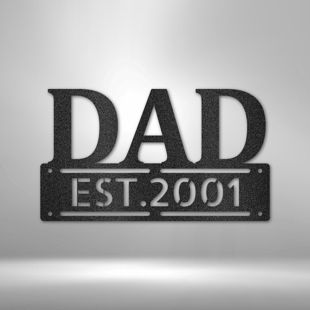 Father's Day Dad Personalized Steel SignCustomly Gifts