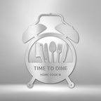 Food Time Personalized Text Steel SignCustomly Gifts