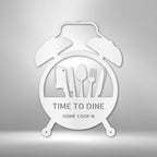 Food Time Personalized Text Steel SignCustomly Gifts