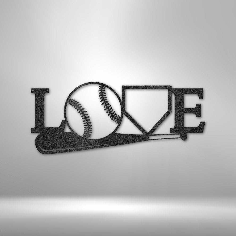 For The Love Of The Game Baseball Steel SignCustomly Gifts