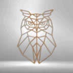 Geometric Owl - Steel SignCustomly Gifts