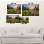 Glade of Buttercups Multiple Names Personalized Directional Sign PosterCustomly Gifts