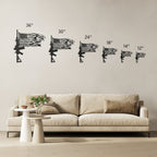 God Bless America Rifle Flag Bald Eagle Steel Metal Sign Wall ArtCustomly Gifts