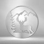 Graceful Deer - Steel SignCustomly Gifts