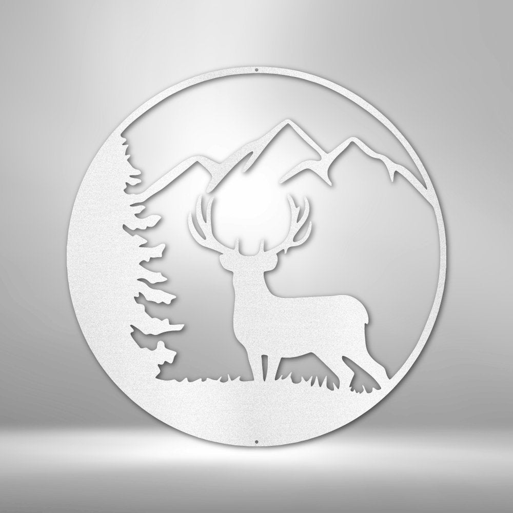Graceful Deer - Steel SignCustomly Gifts