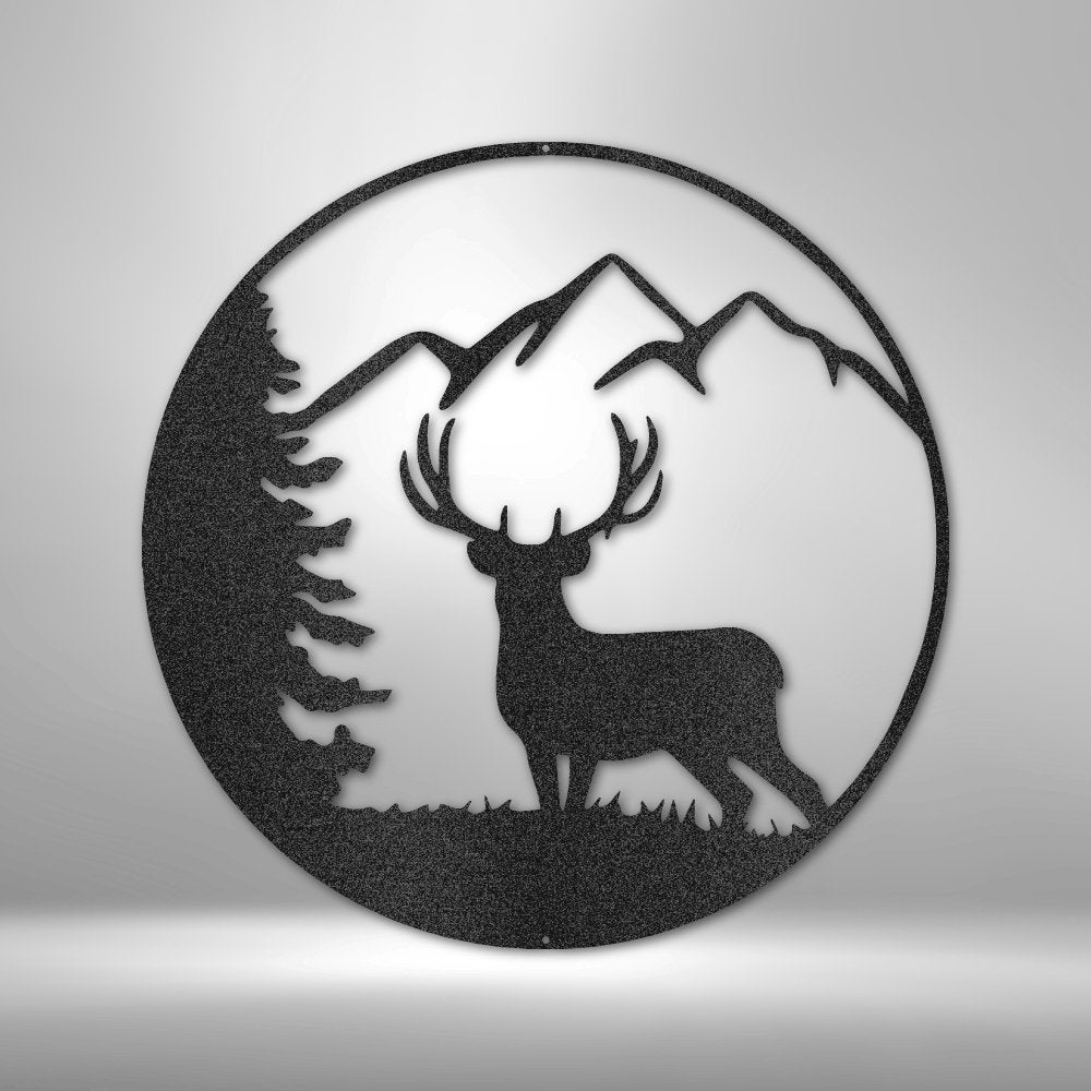 Graceful Deer - Steel SignCustomly Gifts