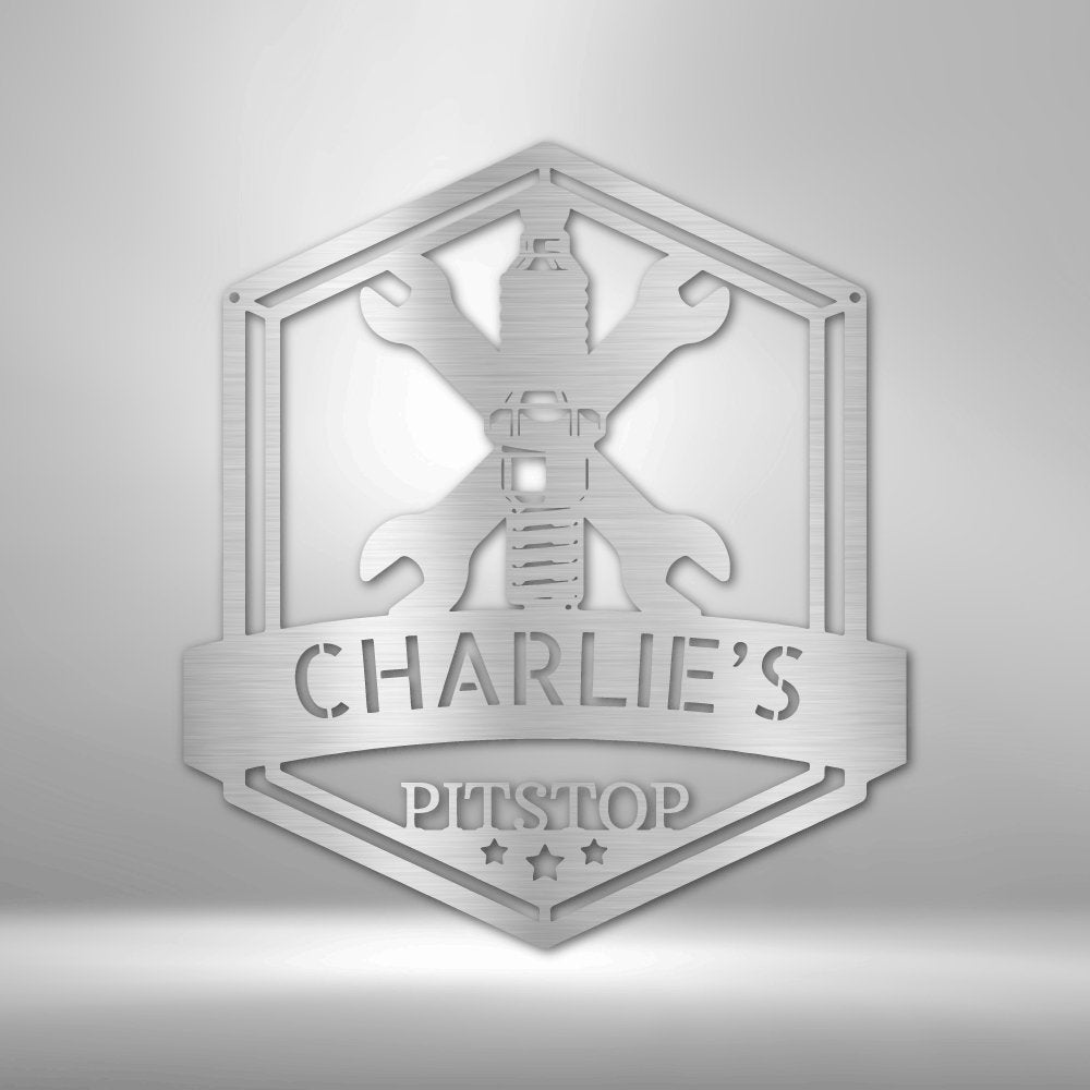 Grease Time Personalized Name Text Steel SignCustomly Gifts