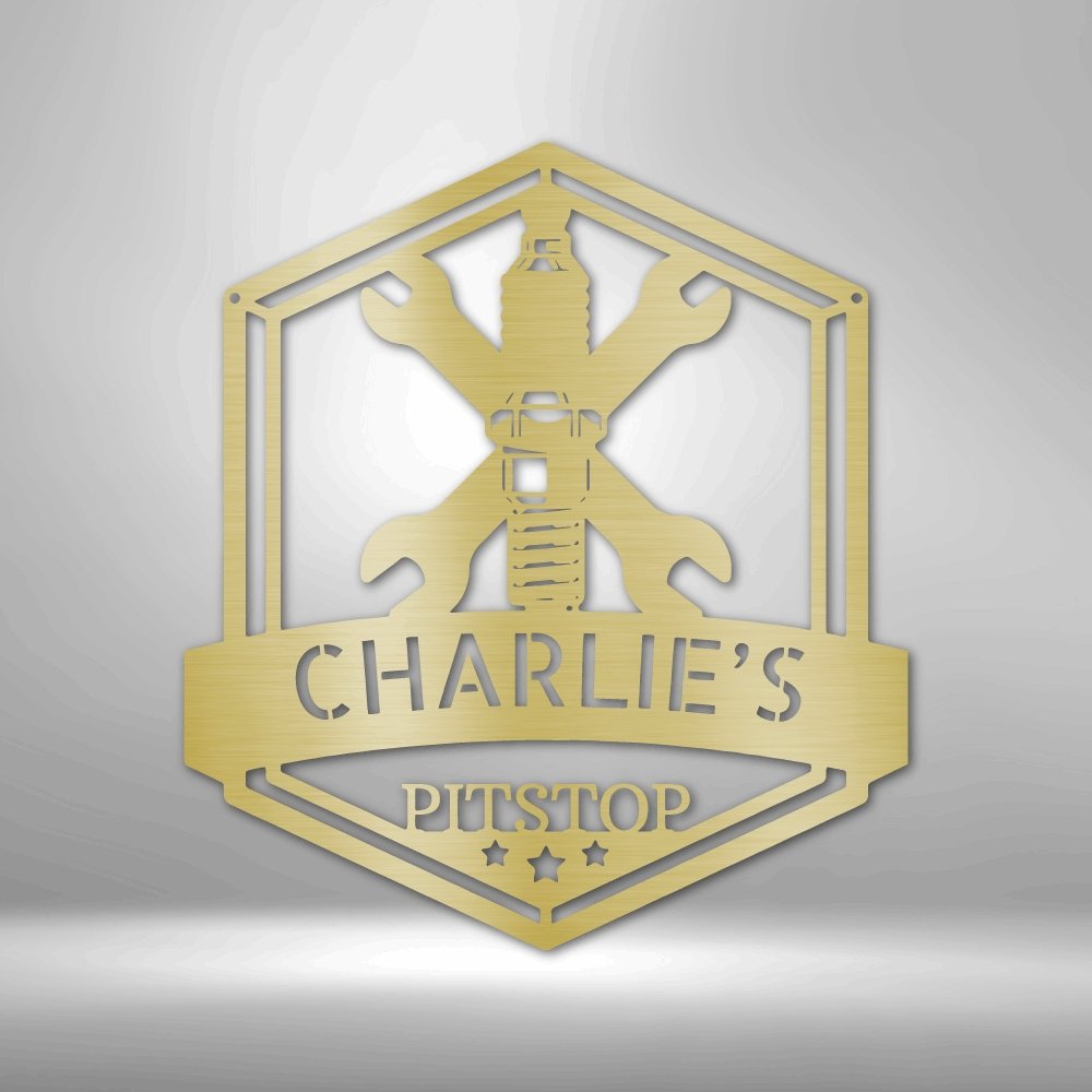 Grease Time Personalized Name Text Steel SignCustomly Gifts