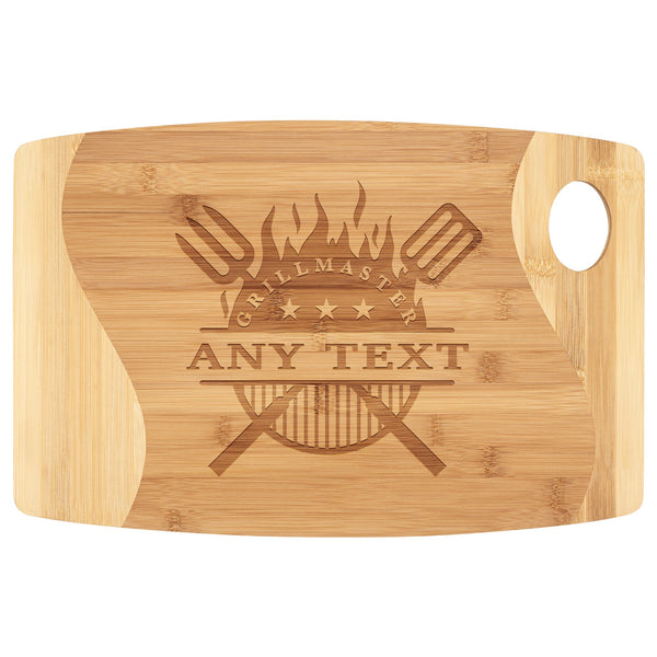 Personalized Bamboo Inlay Cutting Board by EngraveMeThis