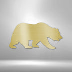 Grizzly Bear - Steel SignCustomly Gifts